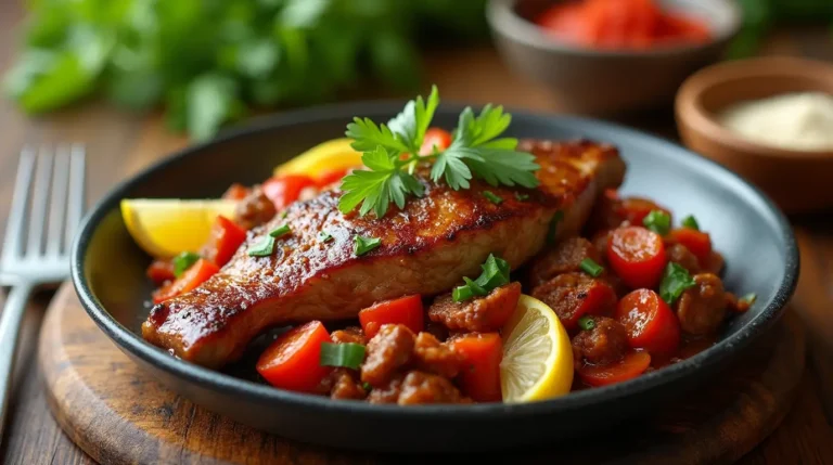 Salmon and Asparagus with Lemon Butter Sauce