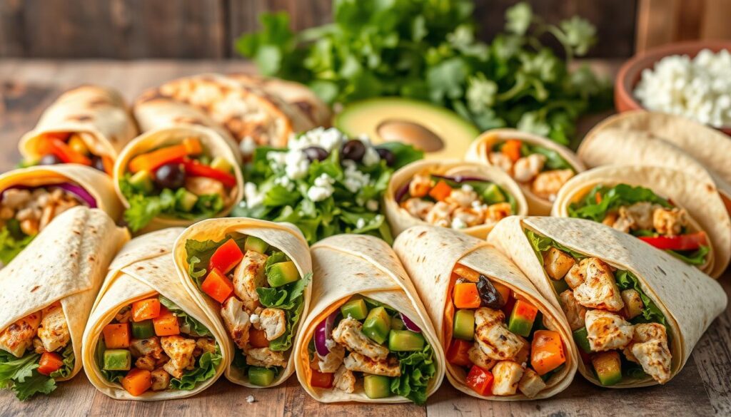 Creative Chicken Wrap Variations