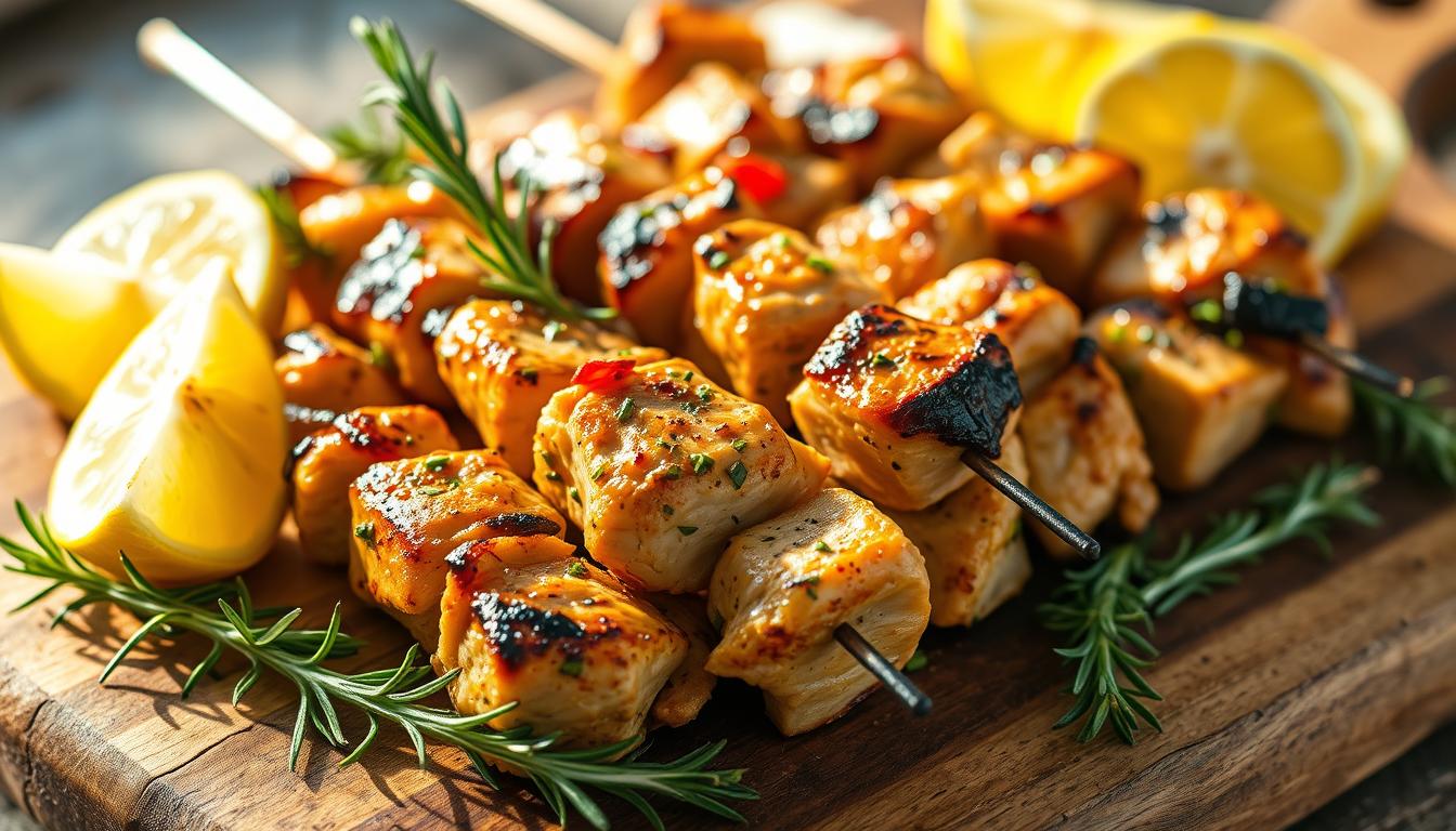 Healthy Chicken Skewers Recipe