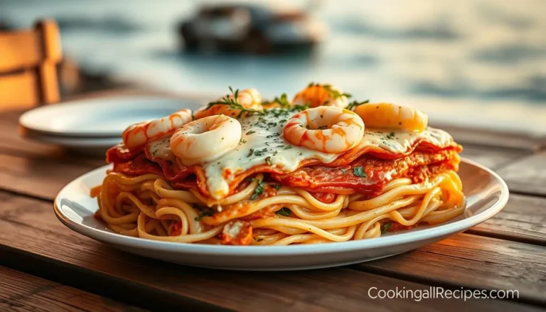 Seafood Lasagna