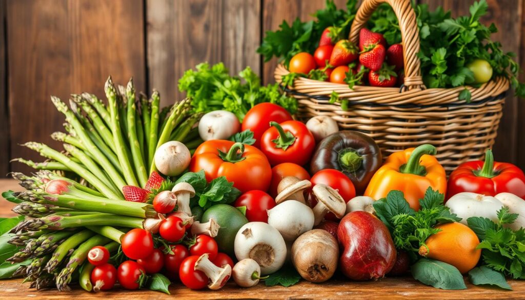 Spring Seasonal Produce Varieties