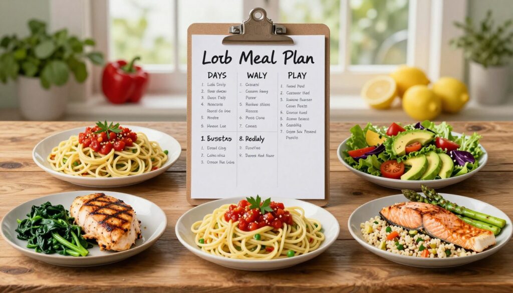 7-day low carb diabetic meal plan