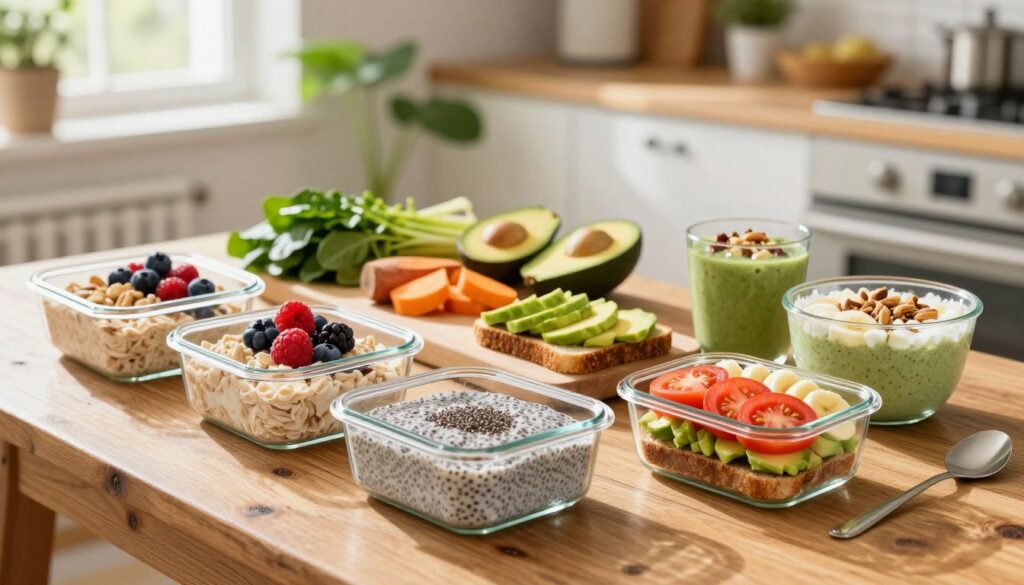 vegan meal prep breakfast