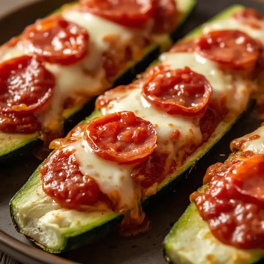 zucchini pizza boats low glycemic vegetarian dinner
