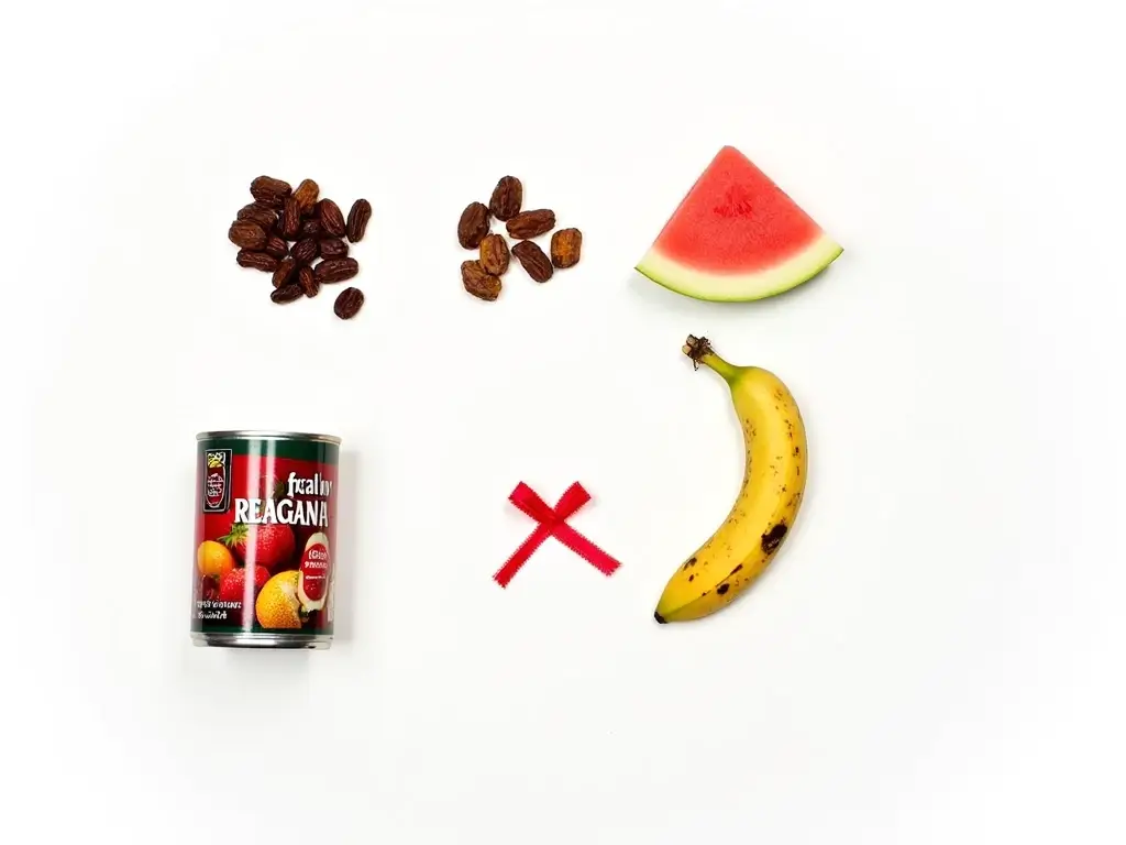 fruits to avoid for diabetics dried fruit ripe banana watermelon canned fruit in syrup