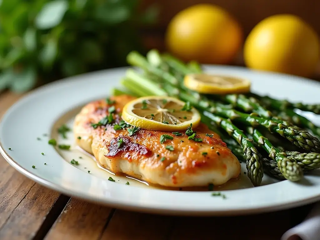 lemon herb chicken breast low carb diabetic dinner