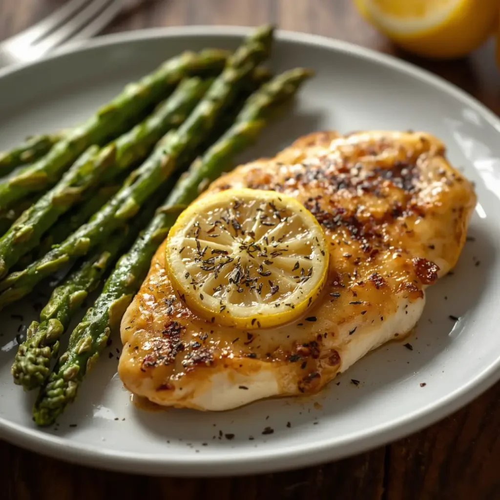 lemon herb chicken breast low glycemic dinner