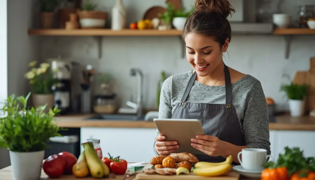 Healthy nutrition and low glycemic meal planning guide